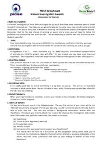 Microsoft Word - Information for Students - SA v1.doc