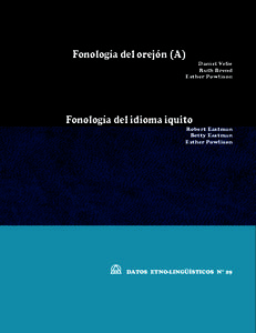Fonología del orejón (A); Fonología del idioma iquito (B)