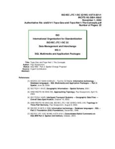 GIS file formats / Relational database management systems / Electrical engineering / Electronic engineering / Topology / SQL / JT / Spatial network / Geographic Data Files / Computing / Information technology management / Electronics