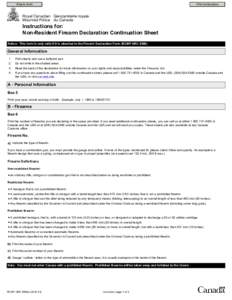 Skip to form  Print instructions Instructions for: Non-Resident Firearm Declaration Continuation Sheet