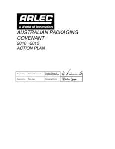 AUSTRALIAN PACKAGING COVENANT 2010 ~2015 ACTION PLAN  Prepared by
