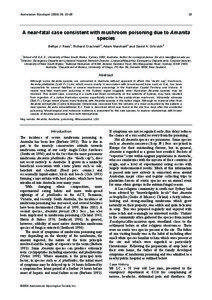 Edible fungi / Psychoactive fungi / Agaricales / Amanita phalloides / Amanita / Volvariella / Mushroom poisoning / Mushroom / Amanita abrupta / Mycology / Biology / Toxicology