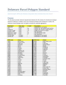 Delaware Parcel Polygon Standard