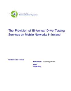 Drive Testing ITT2014-2017 compared with D[removed]Drive Testing ITT[removed]