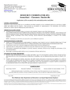 Special education / Child development / Early childhood intervention / Oklahoma / Oklahoma State Department of Education / Individual Family Service Plan / Oklahoma City / Individuals with Disabilities Education Act / Geography of Oklahoma / Education / Special education in the United States