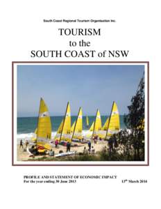 Domestic overnight visitors and visitor nights by purpose of visit to the South Coast Region of NSW