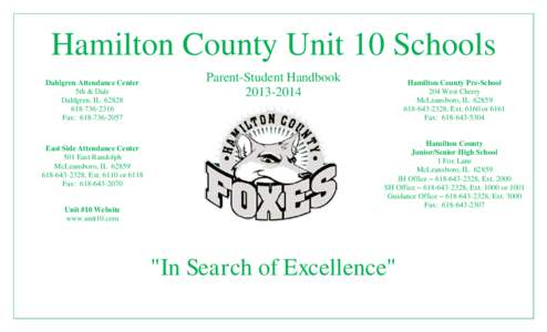 Hamilton County Unit 10 Schools Dahlgren Attendance Center 5th & Dale Dahlgren, IL[removed]2316 Fax: [removed]