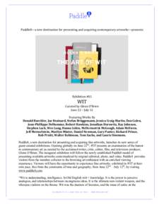 American art / United States / Jean-Michel Basquiat / Gary Panter / Visual arts