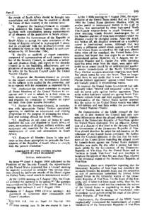 Part II  the people of South Africa should be brought into consultation and should thus be enabled to decide the future of their country at the national level; “6. Requests the Secretary-General