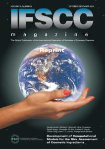 The Global Publication of the International Federation of Societies of Cosmetic Chemists  IFSCC Magazine 4 | 