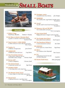 Small Boats  From the Editors of 58	 Outrigger Junior