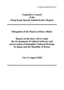 LC Paper No. CB[removed]Legislative Council of the Hong Kong Special Administrative Region