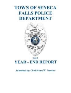 TOWN OF SENECA FALLS POLICE DEPARTMENT 2012