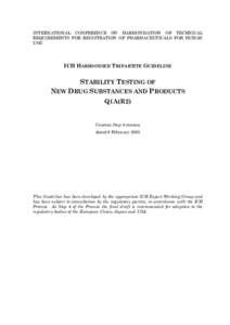 Health / Pharmaceuticals policy / Pharmacology / Pharmaceutical industry / Food and Drug Administration / International Conference on Harmonisation of Technical Requirements for Registration of Pharmaceuticals for Human Use / Clinical trial / Methadone / Clinical research / Research / Chemistry