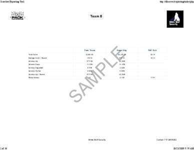 Scorebot Reporting Tool  http://dbserver/reporting/index.php Team 8