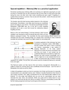 Microsoft Word - spaced repetition and memorylifter.doc