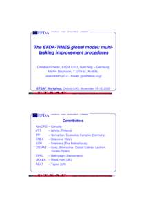 EFDA  EUROPEAN FUSION DEVELOPMENT AGREEMENT