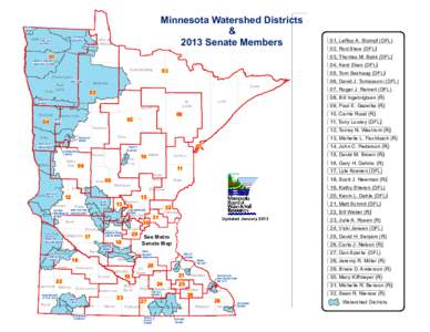 Minnesota Legislature / 87th Minnesota Legislature / Minnesota / Minnesota Senate / United States / Minnesota elections / Watershed district / Tom Bakk