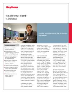 Small Format Guard™ Commercial Providing Secure, Automated, High Performance Data Transfer