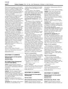 [removed]Federal Register / Vol. 79, No[removed]Wednesday, October 8, [removed]Notices This proposed program would restrict its focus on Alaska pinnipeds under the