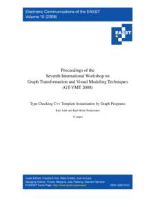 Type Checking C++ Template Instantiation by Graph Programs