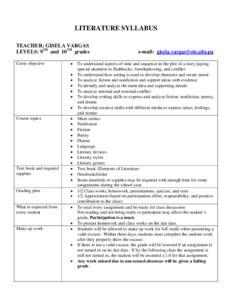 Microsoft Word - LITERATURE syllabus 9th and 10th 2014