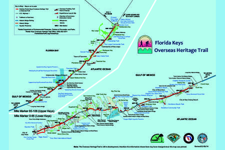 Bahia Honda Key / U.S. Route 1 in Florida / Lignumvitae Key / Sugarloaf Key / Pigeon Key / Key Largo / Dagny Johnson Key Largo Hammock Botanical State Park / Long Key / Saddlebunch Keys / Geography of Florida / Florida / Florida Keys