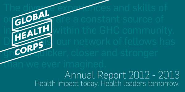 GHC Annual Report[removed]