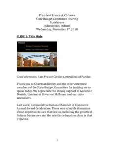 Purdue University / West Lafayette /  Indiana / Association of American Universities / Association of Public and Land-Grant Universities / Big Ten Conference / Tippecanoe County /  Indiana / Indiana / North Central Association of Colleges and Schools