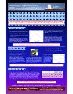 Progress report and current status of CFHT’s spectropolarimeter ESPaDOnS N. Manset CFHT