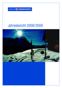 Jahresbericht[removed]  Foto Titelseite: Stephan Müller Foto: Vali Gadient