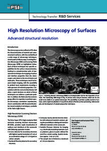 Microscopy / Microscope / Electron microscope / Scanning electron microscope / Magnetic force microscope / Optical microscope / Scanning tunneling microscope / Characterization / Vibrational analysis with scanning probe microscopy / Scientific method / Scanning probe microscopy / Science