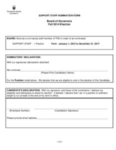 Microsoft Word - Board Support Staff Nomination Form.doc