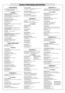 Directory of DOLE Regional and Field Offices National Capital Region DOLE-NCR Bldg, 967 Maligaya St., Malate, Manila TelFax: (epwwissuances@ya