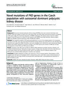 Medicine / Rare diseases / Ciliopathy / Genetics / Membrane biology / Autosomal dominant polycystic kidney / PKD1 / Autosomal recessive polycystic kidney / Polycystic kidney disease 2 / Kidney diseases / Biology / Health