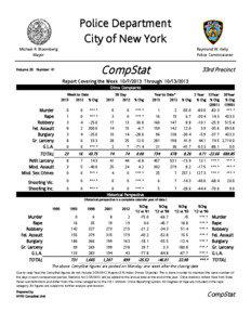 Police Department City of New York Michael R. Bloomberg