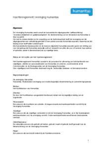 Microsoft Word - Vastgesteld Klachtenreglement Humanitas Def 14mei2013.doc