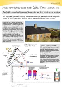 Nyhed foråretFrisk, varm luft og vand med: SolarVenti