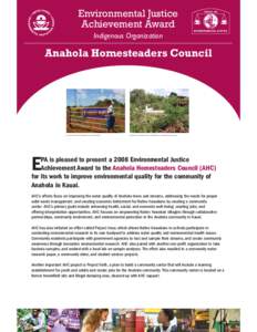 Anahola Homesteaders Council