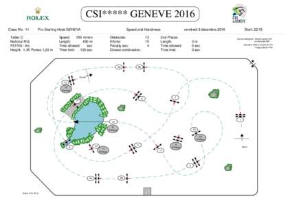 CSI***** GENEVE 2016 Class No. 11 Prix Starling Hotel GENEVA  Table: C