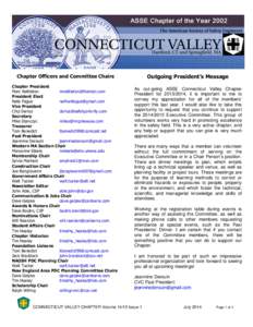 2014JULY_CT Valley Newsletter_V14-15 Issue 1