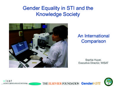 Gender / Academia / Research institutes / Indonesian Institute of Sciences / Science and technology in Indonesia