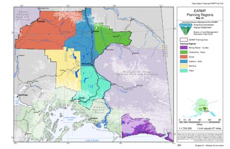 East Alaska Proposed RMP/Final EIS 150°W 147°W  144°W