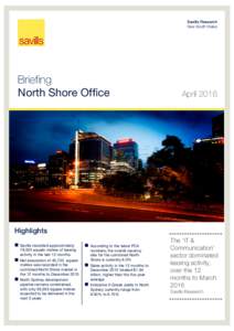 Savills Research New South Wales Briefing North Shore Office