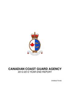 CANADIAN COAST GUARD AGENCY[removed]YEAR END REPORT EKME#[removed]  TABLE OF CONTENTS