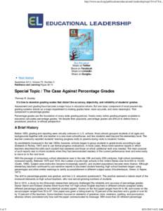 http://www.ascd.org/publications/educational-leadership/sept13/vol71/num01/The-Case-Against-Percentage-Grades.aspx