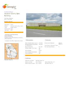 Available Buildings  Houston County Spec Building 700 Perry Parkway Perry, GA 31069