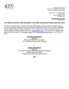 Microsoft Word - VehicleAuctionWesternNY_20140826.docx