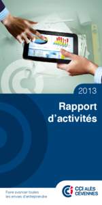 2013  Rapport d’activités  Faire avancer toutes