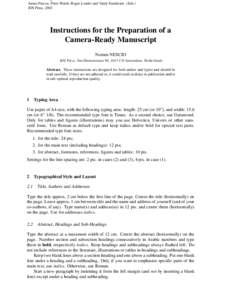 Communicating Process Architectures – 2002 James Pascoe, Peter Welch, Roger Loader and Vaidy Sunderam (Eds.) IOS Press, 2002 1